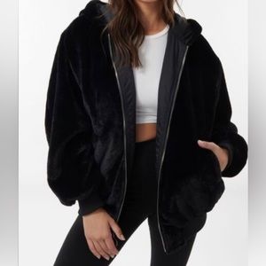 Garage Black Reversible Bomber Jacket